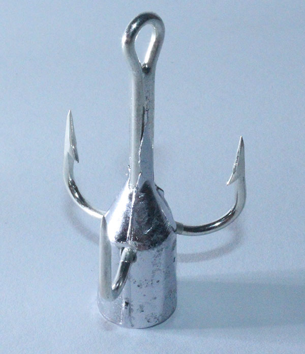 3x 6/0 Mustad treble